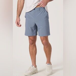 NEW The Normal Brand Hybrid Short in Mineral Blue Size 38